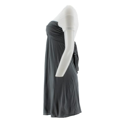 Robe grise et blanche - Femme - Taille M Très bon état - Vue 3 - 